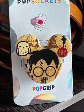 Gold Glitter Harry Potter Popsocket Phone Grip